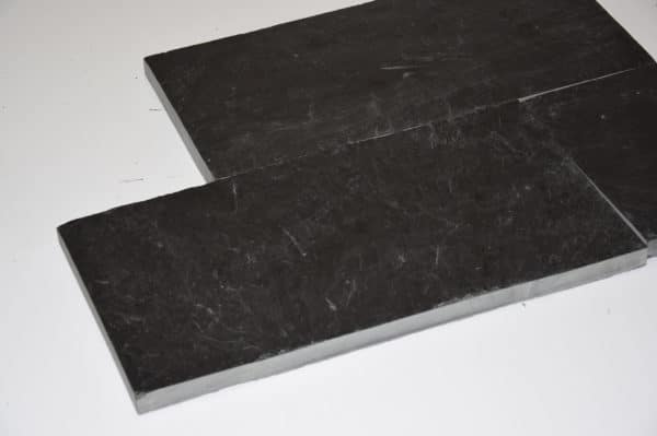 Schiefer (Spanien) Bodenplatte schwarz 60x30x3-4 cm